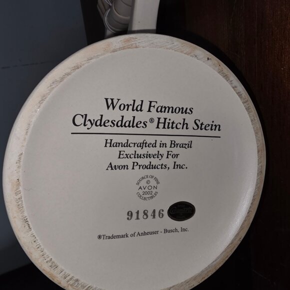 World Famous Clydesdales Hitch Lidded Beer Stein 2002 - Picture 6 of 6